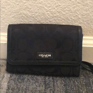 Black coach purse